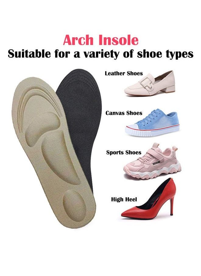 ZCM-HAPPY 4 Pair of Memory Foam Cushion Running Shoe Insoles  - Image 4