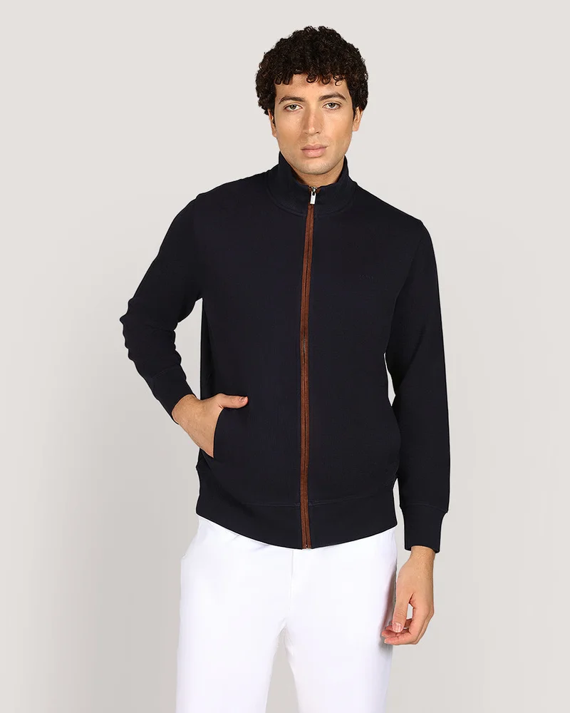 GANT Sacker Rib Full Zip Cardigan