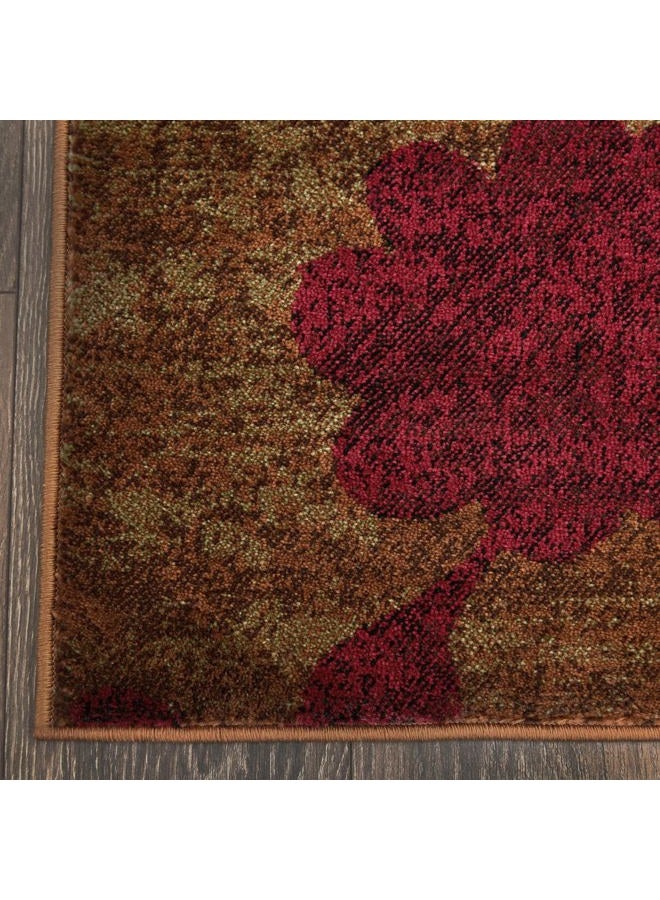 Home Dynamix Amelia Modern Area Rug, 3 Piece Set, Beige/Green/Red - Image 4