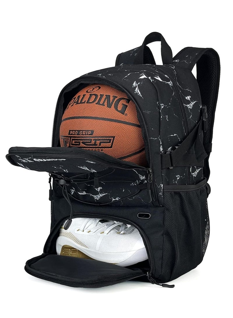 SYOSI Basketball backpack with ball and shoes compartment Fit Volleyball, soccer, Swim, Gym, Travel, and School, large capacity sports training equipment bags - Image 1