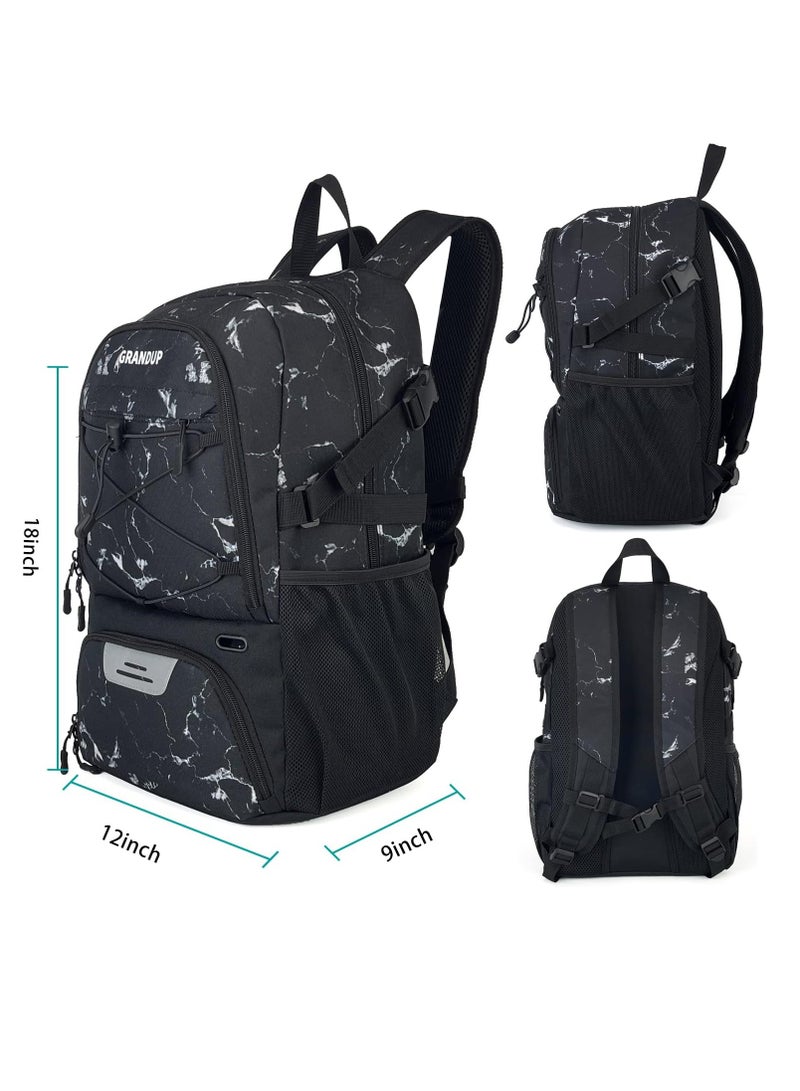 SYOSI Basketball backpack with ball and shoes compartment Fit Volleyball, soccer, Swim, Gym, Travel, and School, large capacity sports training equipment bags - Image 5