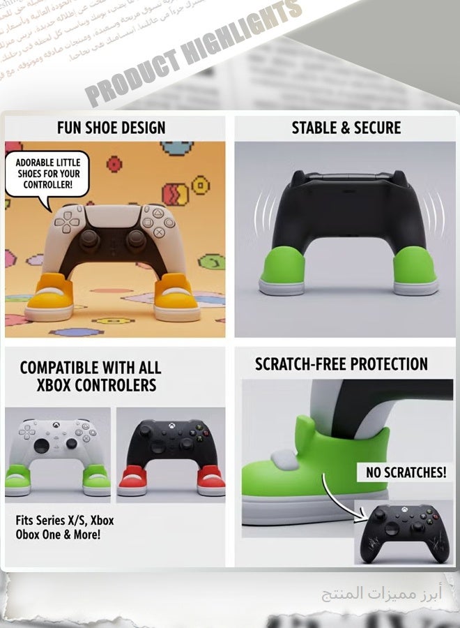 حامل لوحدة تحكم الألعاب بتصميم حذاء لأجهزة Xbox Series X|S وXbox One (للوحدات اللاسلكية) - Image 5