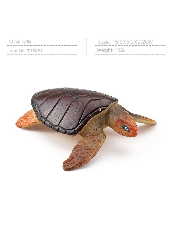 NIBEMINENT Realistic Amphibious Reptile Turtle Model