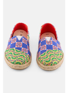 TOMS Women Slip On Casual Shoes, Blue Combo  - Image 3
