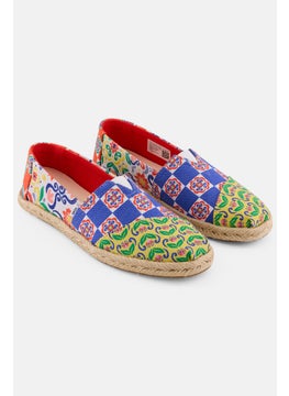 TOMS Women Slip On Casual Shoes, Blue Combo  - Image 1