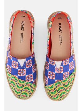 TOMS Women Slip On Casual Shoes, Blue Combo  - Image 2