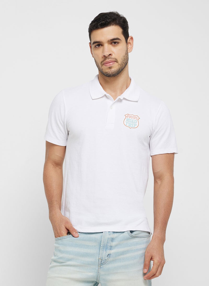 Robert Wood Logo Polo Shirt - Image 1