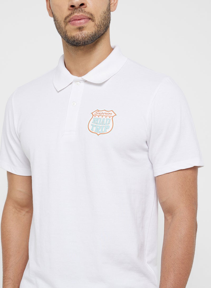 Robert Wood Logo Polo Shirt - Image 3