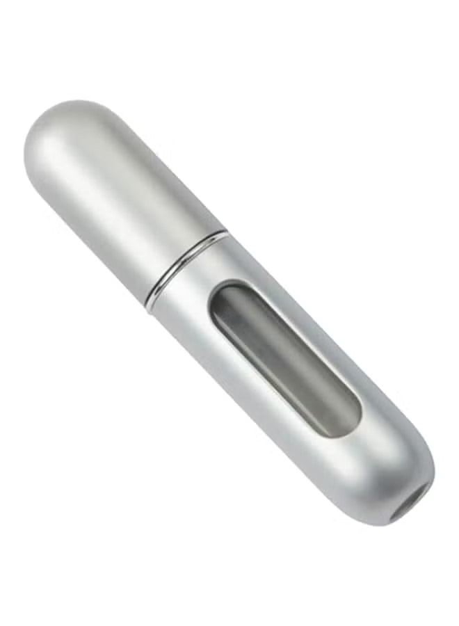 Mini Refillable Perfume Atomizer Bottle For Travel Spray Fragrance Pump Box, Silver  - Image 2
