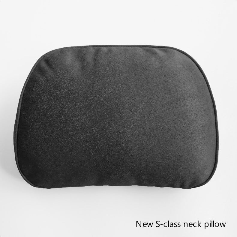 Upgraded S400 Mercedes Maybach S-Class Orange Headrest Pillow Black headrest neck pillow 