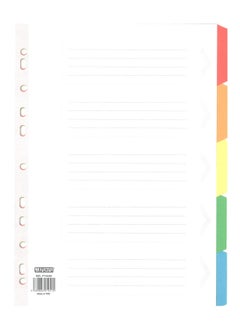 PARTNER 5-Pack 5 Tab Paper Divider Multicolour  - Image 2
