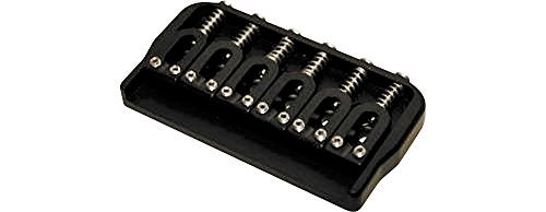 Hipshot 6-String US Fixed Guitar Bridge .125 Black - Image 1