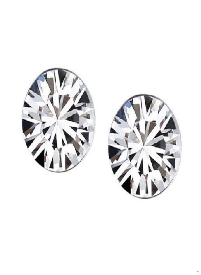 OOMPHelicious Jewellery Pair Of Silver Stainless Steel Small Magnetic Non-Piercing Stud Earrings For Men (Efq7_Cc5) - Image 2