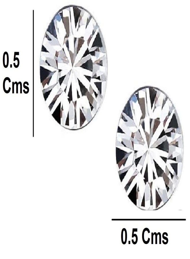 OOMPHelicious Jewellery Pair Of Silver Stainless Steel Small Magnetic Non-Piercing Stud Earrings For Men (Efq7_Cc5) - Image 5