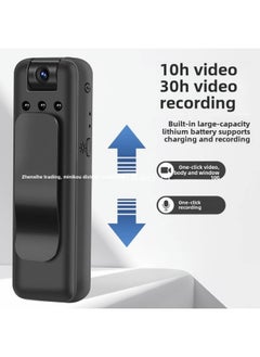 Generic Law Enforcement Recorder Recording Pen With Video Recording DV Recording Function All-in-one Machine Anti-shake Recording Pen HD Sports Camera-Body Color:F10 Flagship Camera 32g  Black - Official Standard  - Image 3