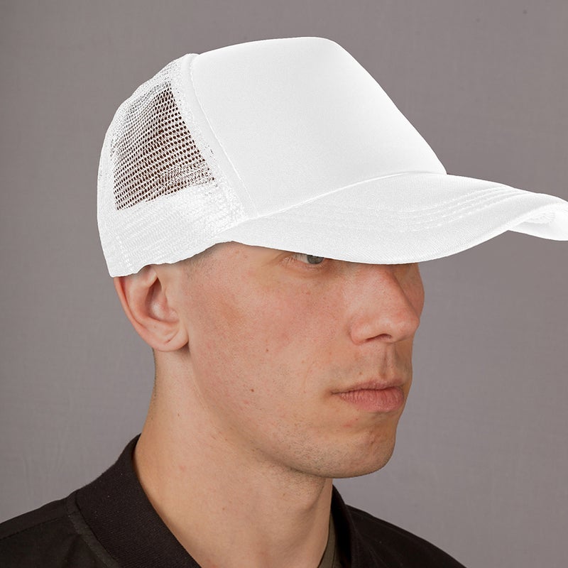 5pcs Heat Transfer Baseball Caps Blank Printing Mesh Design Sublimation Hats - Image 4