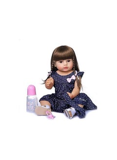 Nano Classic 22 inch Reborn Baby Doll Soft Full body Silicone vinyl Doll Newborn real like Baby Doll Girl Toy Gift Dolls A  - Image 1