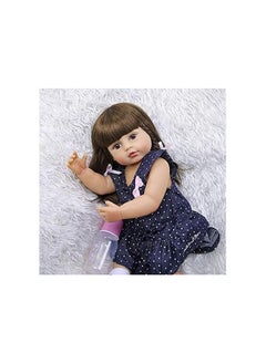 Nano Classic 22 inch Reborn Baby Doll Soft Full body Silicone vinyl Doll Newborn real like Baby Doll Girl Toy Gift Dolls A  - Image 3