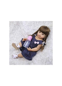Nano Classic 22 inch Reborn Baby Doll Soft Full body Silicone vinyl Doll Newborn real like Baby Doll Girl Toy Gift Dolls A  - Image 4