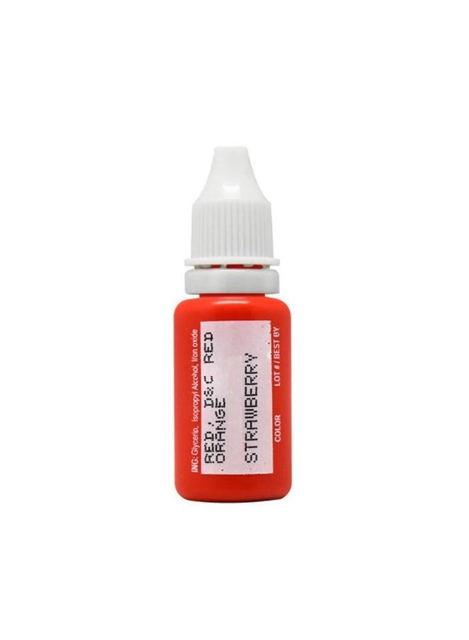BIOTOUCH Micropigment STRAWBERRY Pigment Color Permanent Eyebrow Makeup Microblading Eyebrow Shading Micropigmentation Cosmetic Tattoo Ink Lip Eyeliner Ombre Feathering Hair Stroke LARGE Bottle 15ml - Image 5