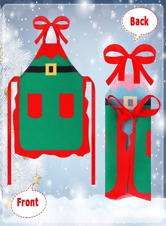 هونغداو مجموعة أدوات خبز الدمى الصغيرة من هونغداو تتضمن مئزرًا وقبعات ودبوسًا ودبوسًا وصينية بسكويت البيض ووعاء خلط لديكورات عيد الميلاد، الدمية غير متضمنة (الطراز الكلاسيكي) - Image 4