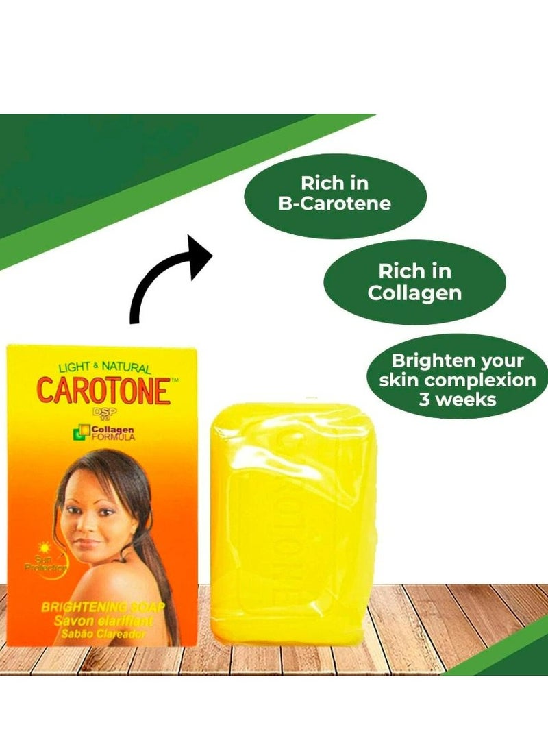 Carotone - Skin Lightening Treatment Brightening Soap 190 g 6 Pcs - Image 1