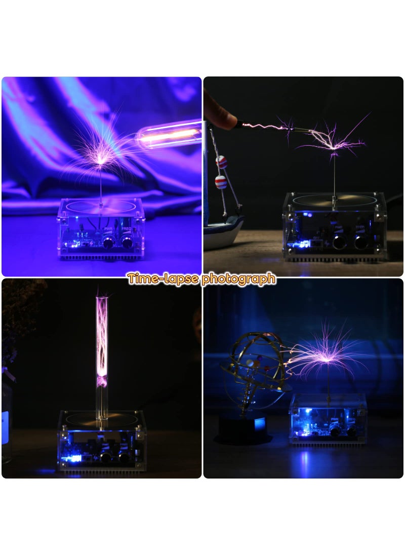 Joytech Bluetooth Music Tesla Coil Arc Plasma Loudspeaker Wireless Transmission Experiment Desktop Toy Model SSTC SS02