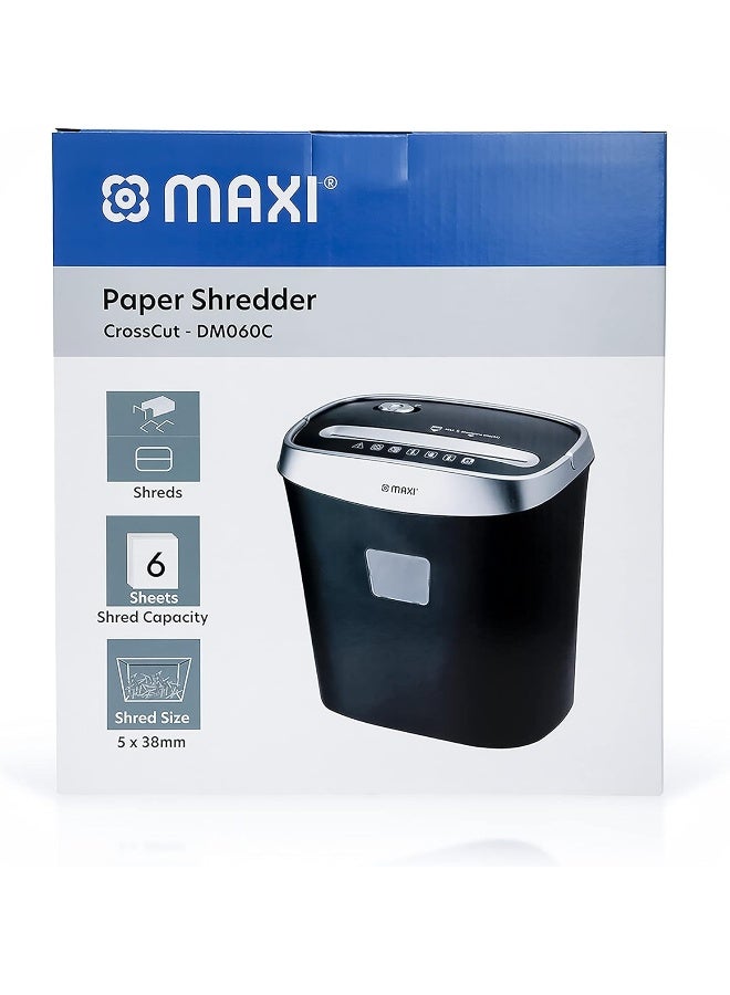 MAXI CROSS CUT SHREDDER 060C 6 SHEETS - Image 1