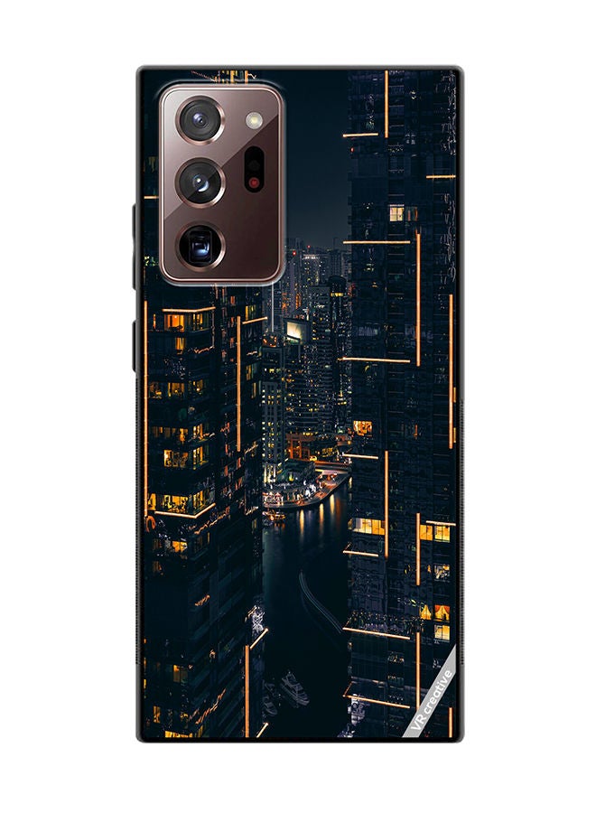 VR CREATIVE Protective Case Cover For Samsung Galaxy Note20 Ultra 5G Building View Design Multicolour - Image 1