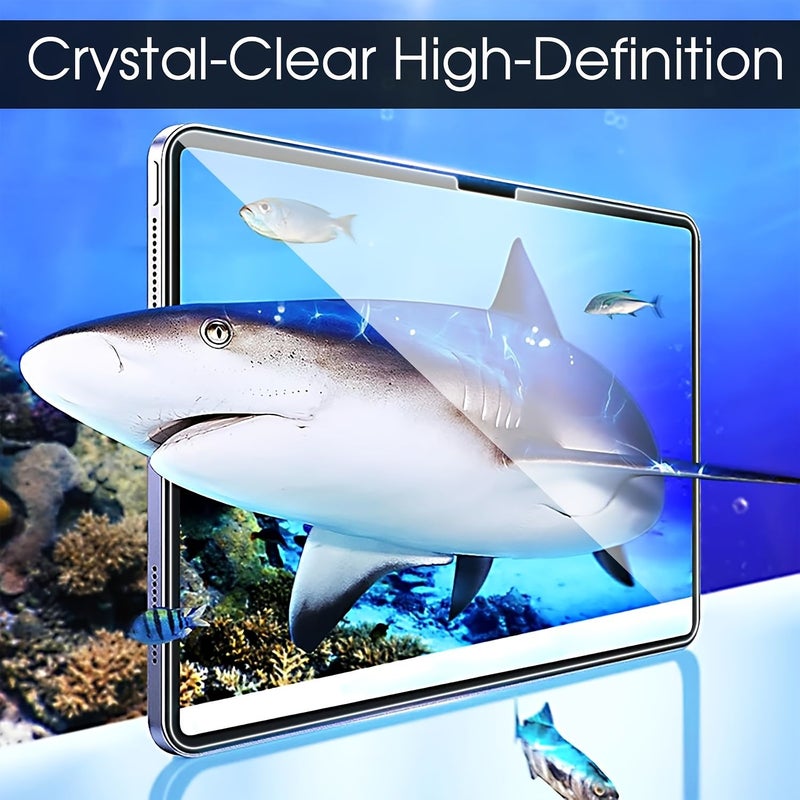 3 Pack Tempered Glass Screen Protector For iPad Pro 11 Inch M4 2024 9H Bubble Free - Image 5