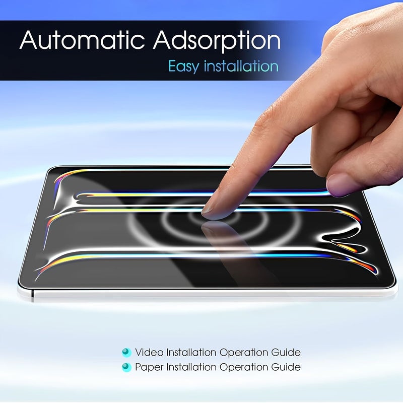 3 Pack Tempered Glass Screen Protector For iPad Pro 11 Inch M4 2024 9H Bubble Free - Image 2