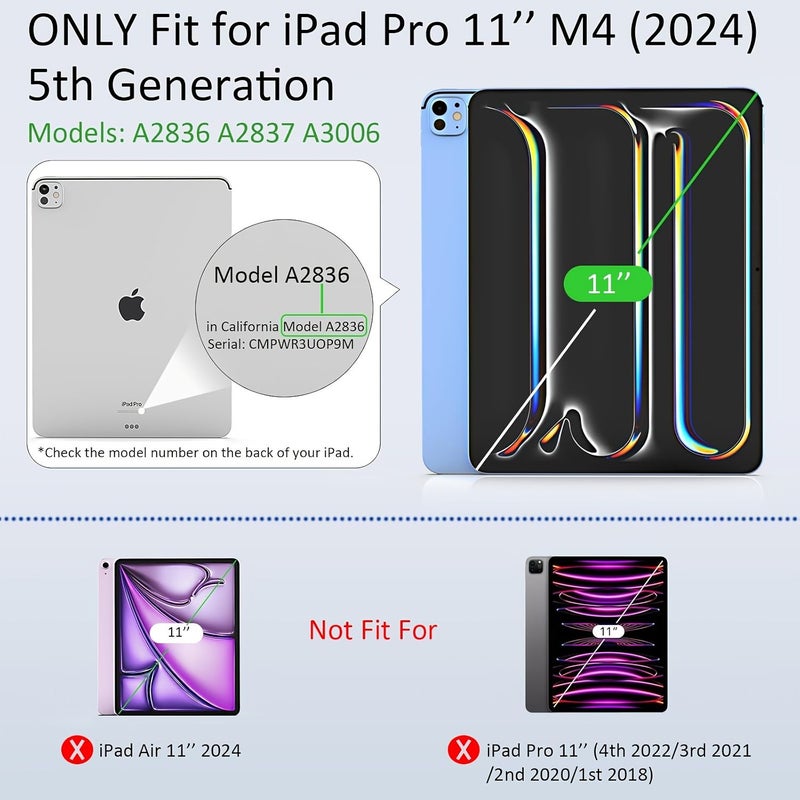 3 Pack Tempered Glass Screen Protector For iPad Pro 11 Inch M4 2024 9H Bubble Free - Image 4