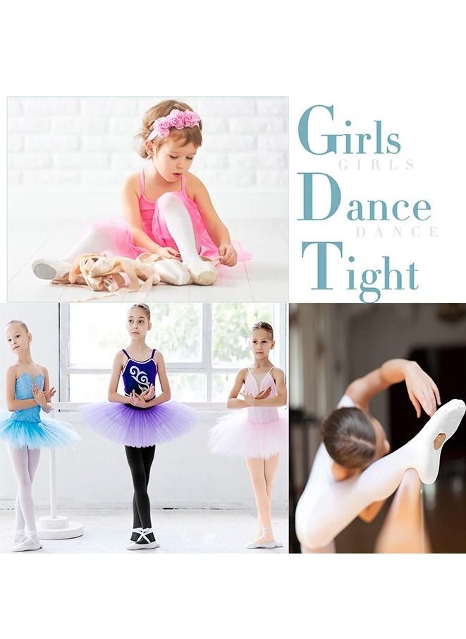 Muyixin Girls Ballet Tighs Ballerina Athletic Leggings  Kids Soft Elasticity Tights Bulk School Uniform Costume with Hole Tights  - Image 2