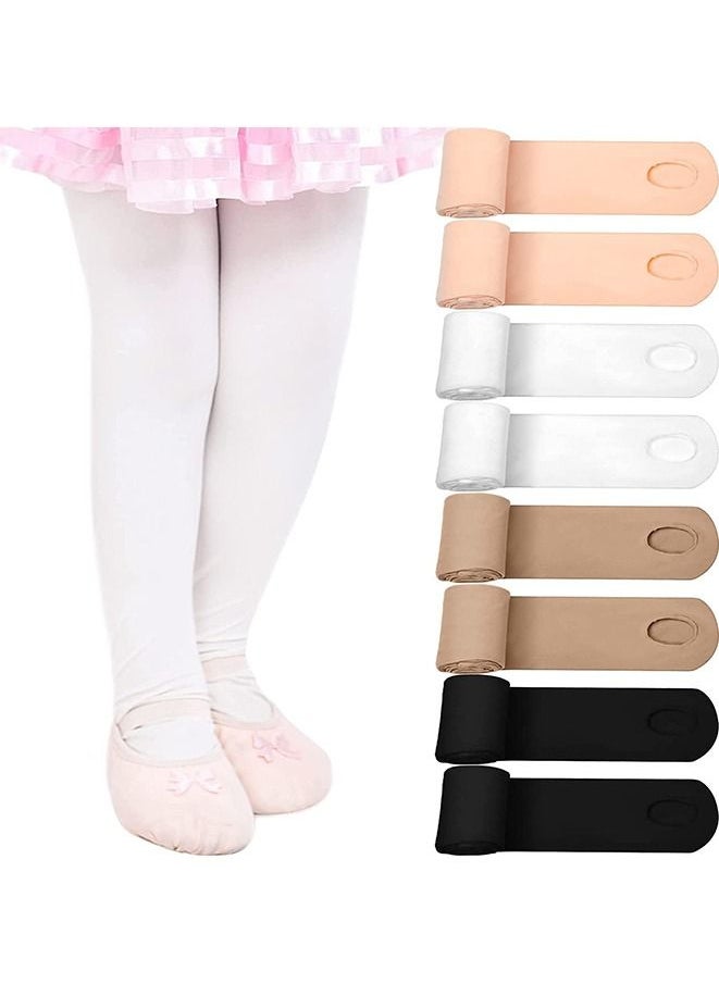 Muyixin Girls Ballet Tighs Ballerina Athletic Leggings  Kids Soft Elasticity Tights Bulk School Uniform Costume with Hole Tights  - Image 1
