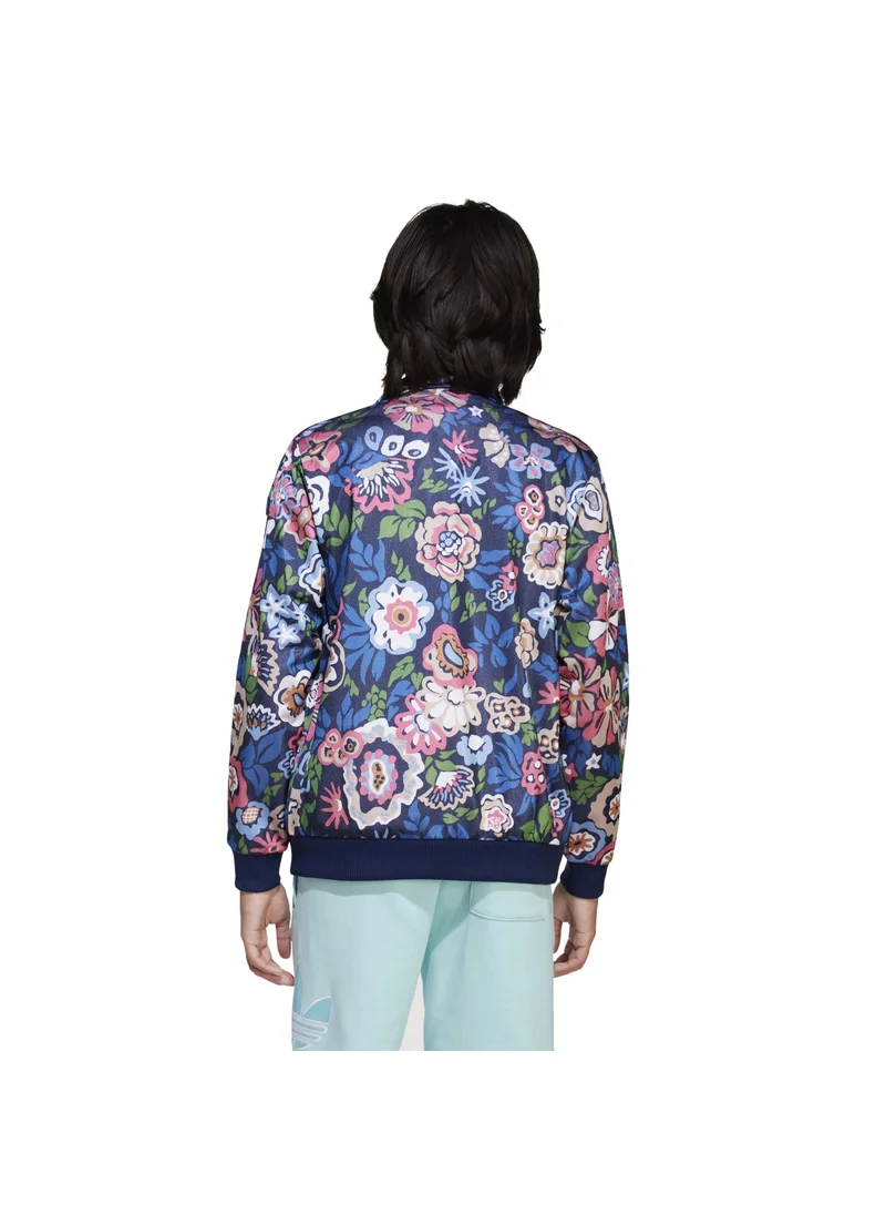 اديداس adidas FIREBIRD TOP Blue Originals Kids TRACK TOPS