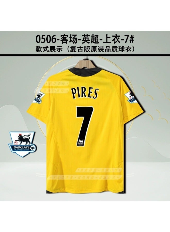 0506 Arsenal Away Game Customized No. 7 + League Armband Football Jersey - Image 1