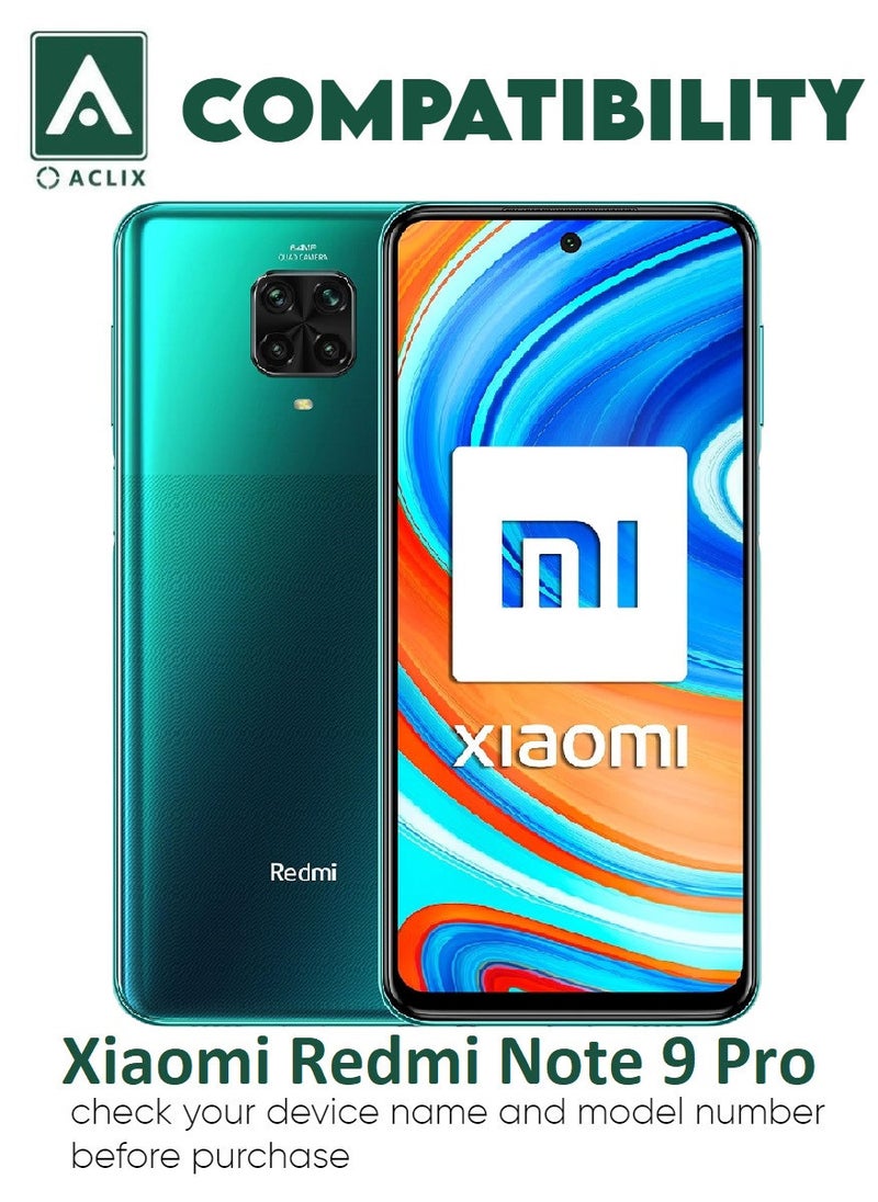 ACLIX 4 Pieces Antistatic ESD Dustproof Premium Quality High Definition Tempered Glass Screen Protector Designed For Xiaomi Redmi Note 9 Pro - Image 3