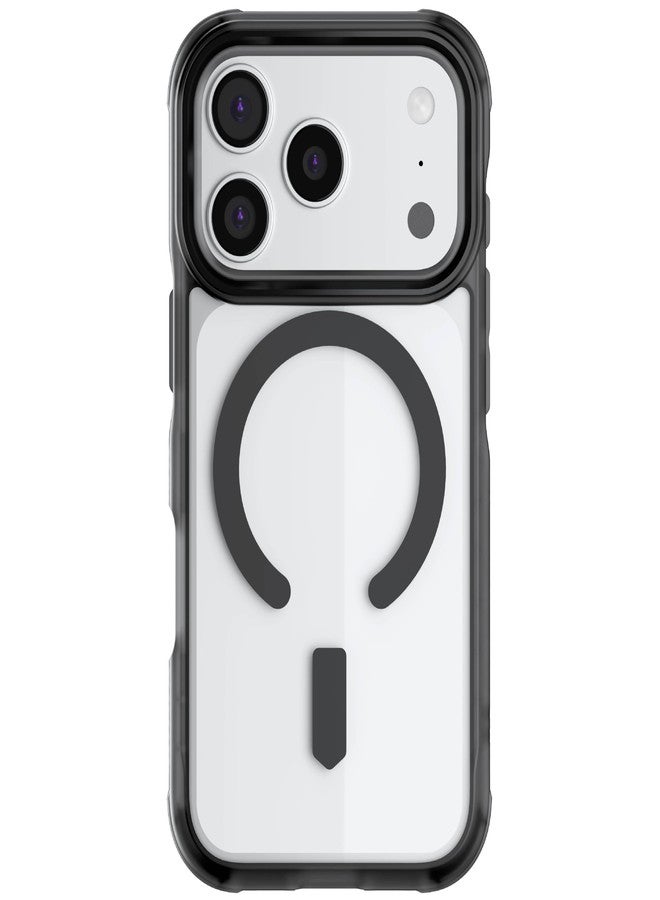 جوستك جراب Ghostek Covert الشفاف لهاتف iPhone 17 Pro - متوافق مع ملحقات MagSafe، مصنوع من السيليكون المقاوم للصدمات، غطاء هاتف بتصميم بسيط (6.3 بوصة، لون دخاني مطفي) - Image 1