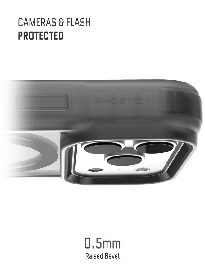 جوستك جراب Ghostek Covert الشفاف لهاتف iPhone 17 Pro - متوافق مع ملحقات MagSafe، مصنوع من السيليكون المقاوم للصدمات، غطاء هاتف بتصميم بسيط (6.3 بوصة، لون دخاني مطفي) - Image 3