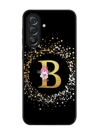 Custom Monogram Floral - B ( Black )