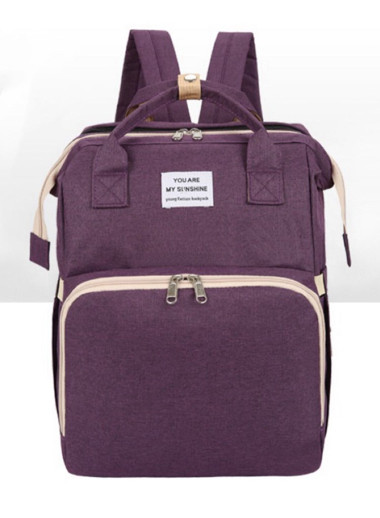 Portable Foldable Mommy Bag - Multi-Use and Converts to Baby Bed  - Image 1