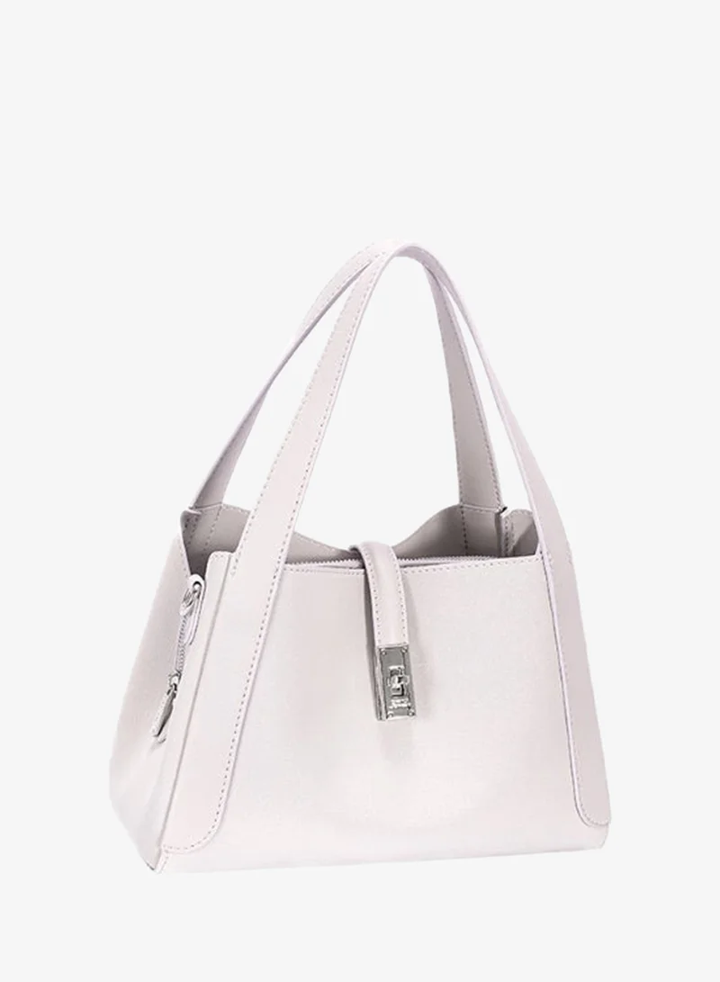 David Jones David Jones UAE Trapeze Handbag in Faux Leather with Adjustable Crossbody Strap CM8431