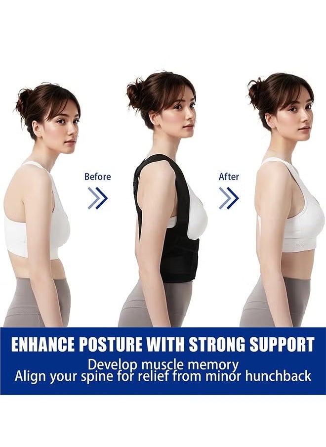 Super ZYouth Back Brace and Posture Corrector for Men and Women Adjustable Back Straightener Posture Corrector, Scoliosis and Hunchback Correction, Spine Corrector, Support for Upper Lower Back Pain Relief  - Image 2