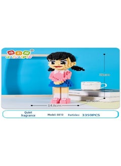 Color Puzzle Version Authentic Doraemon Adult Toys Micro Particle Building Blocks Educational Brain Teaser For Adults-Color:8810 Medium Static Fragrance