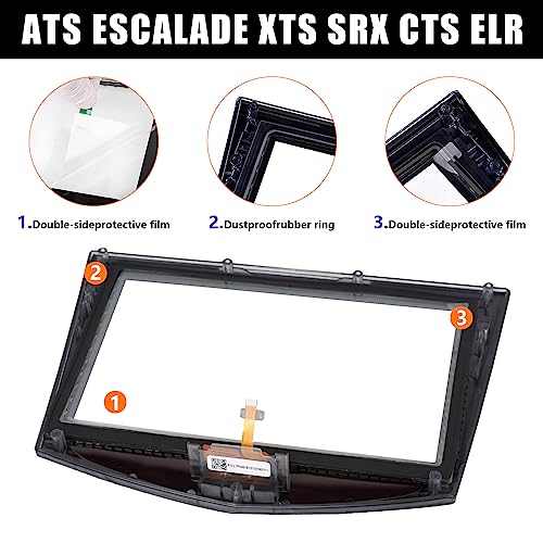 Azucyzi Enhanced Replacement CUE Touch Screen Display Kit - Compatible with Cadillac 2013-2020 ATS Escalade SRX XTS CTS CTS-V Upgraded Screens for 22980208, 22986276 - Easy Installation & Free Tools - Image 5