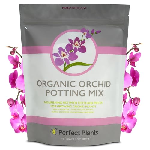 PERFECT PLANTS All Natural Orchid Potting Mix 4qts. by Perfect Plants | Hand Mixed in Small Batches | Great for Phalaenopsis of All Kinds - Image 1