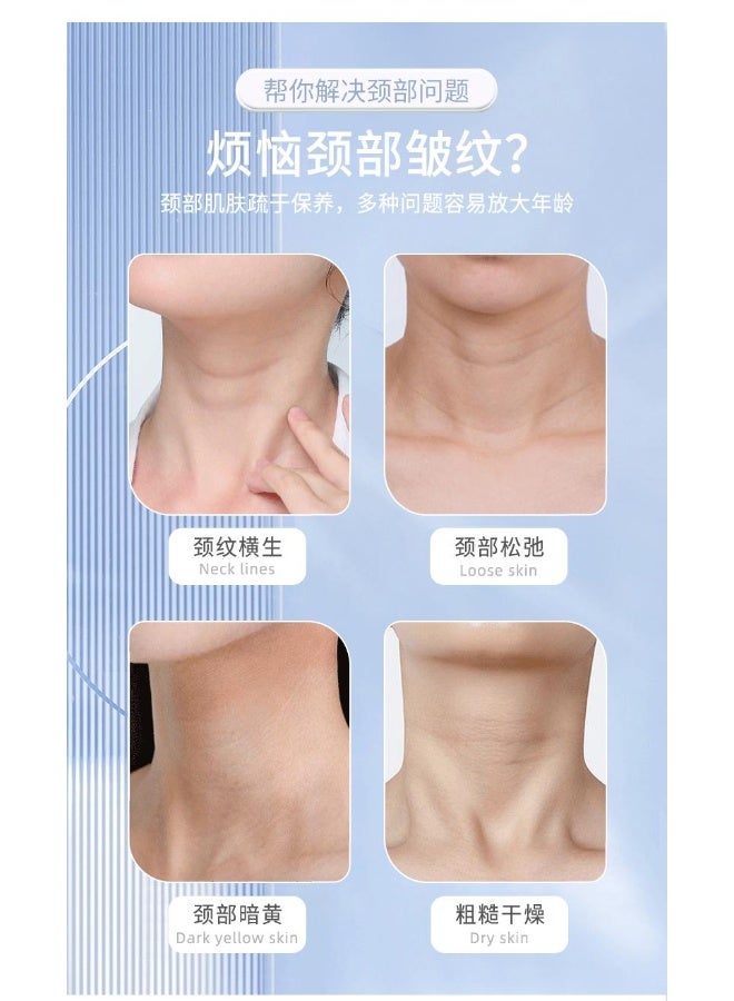 شريط تثبيت قناع الرقبة / شريط تمليس تجاعيد الرقبة / غلاف جيل للعنق - خيار جديد للعناية بالرقبة - Image 4