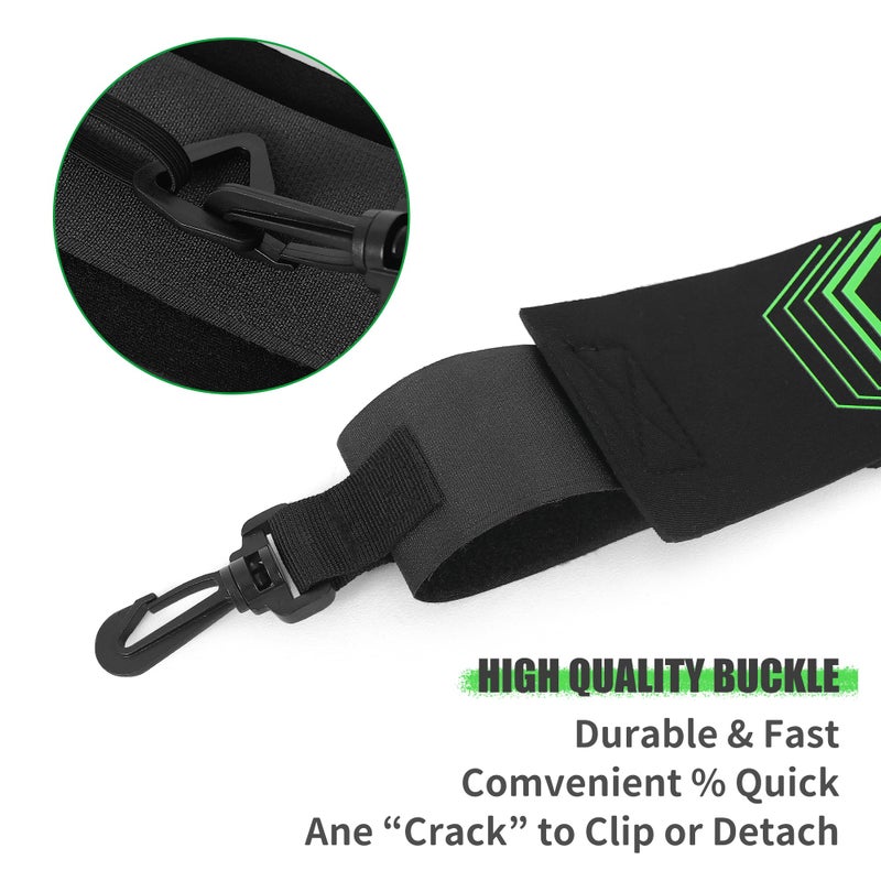 Surpop Soccer/Volleyball/Rugby Trainer, Football Kick Throw Solo Practice Training Aid Control Skills Adjustable Waist Belt for Kids Adults (Glow) - Image 2