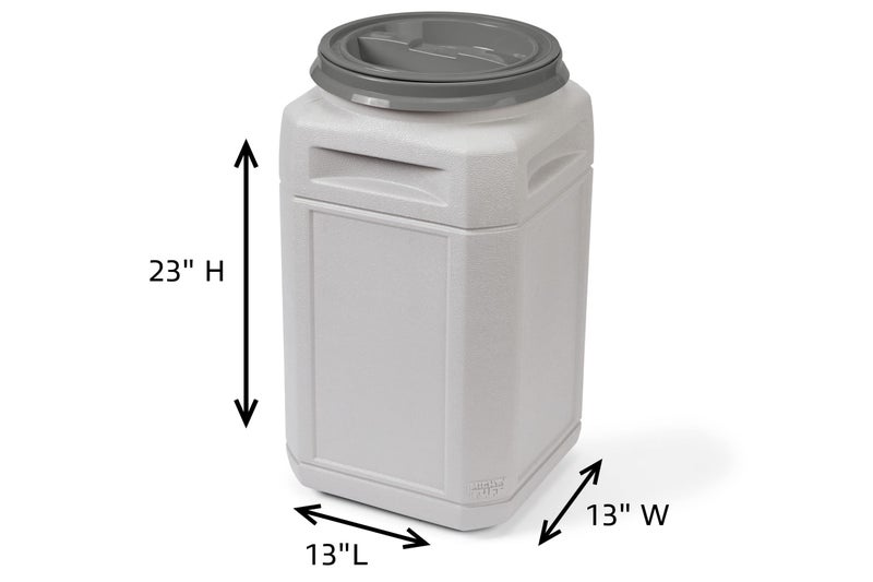 Mighty Tuff Airtight Dog Food Storage Container â€“ 13 Gal, up to 54 lb Capacity â€“ Cat and Dog Food Container with Twist Lid & Handles â€“ BPA-Free, Made in USA - Image 2
