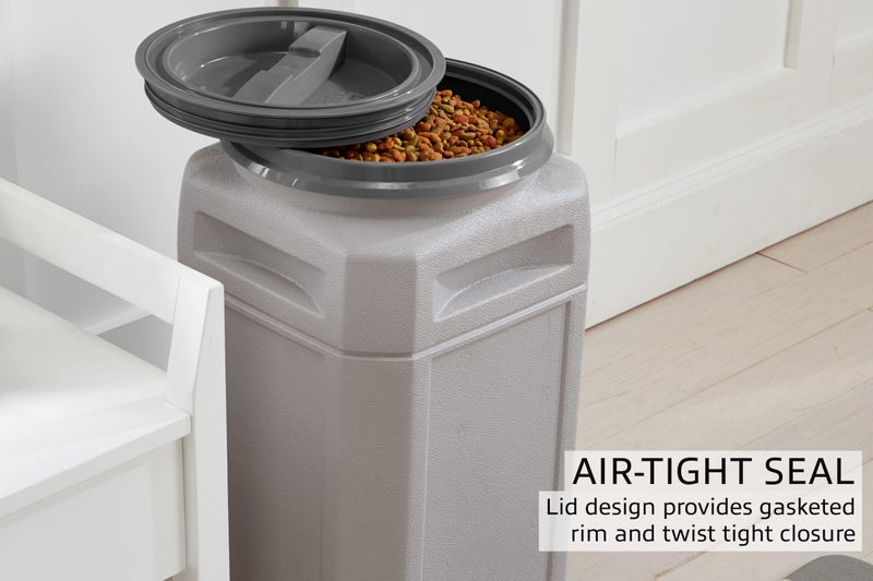 Mighty Tuff Airtight Dog Food Storage Container â€“ 13 Gal, up to 54 lb Capacity â€“ Cat and Dog Food Container with Twist Lid & Handles â€“ BPA-Free, Made in USA - Image 4